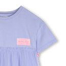 2 Tone Ruffled Dress - Angel Blue