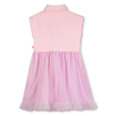2 Tone Dress - Pink/off White