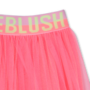 Long Mesh Skirt - Fuchsia