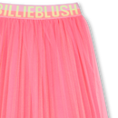 Long Mesh Skirt - Fuchsia