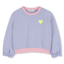 Sequins French Terry Jumper - Angel Blue