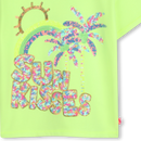 Sequins Comfort Fit T-Shirt - Green/lemon