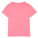 Sequins Comfort Fit T-Shirt - Fuchsia