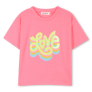 Glitter Loose Fit T-Shirt - Fuchsia
