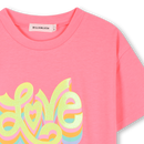 Glitter Loose Fit T-Shirt - Fuchsia