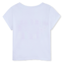 Sequins Short Sleeve T-Shirt - White