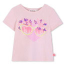 Sequins Short Sleeve T-Shirt - Pale Pink