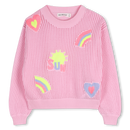 Jacquard Open Knit Jumper - Nosegay