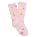 Jacquard Print Socks - Pale Pink