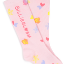 Jacquard Print Socks - Pale Pink