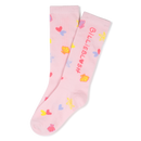 Jacquard Print Socks - Pale Pink