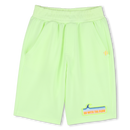 Boy Bermuda Shorts - Green/lemon