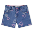 Jacquard Denim Shorts - Denim Blue