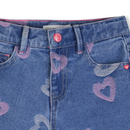 Jacquard Denim Shorts - Denim Blue