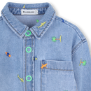 Boy Overshirt - Double Stone/bleach