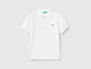 Boys Plain Polo Shirt - White