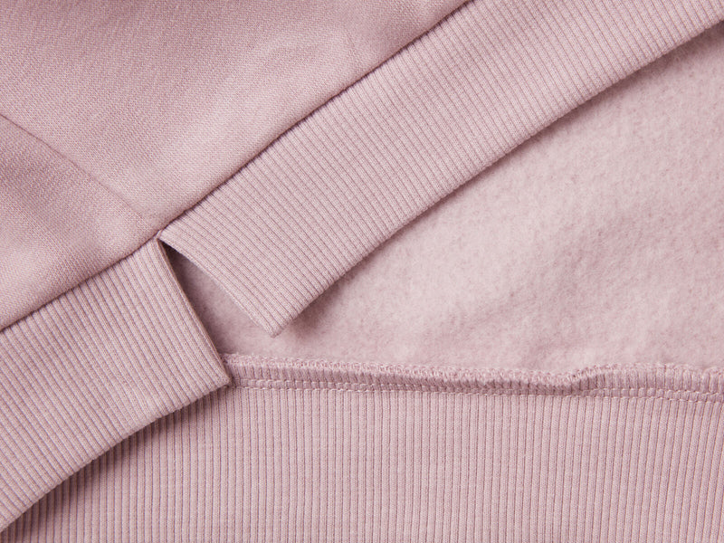 Girls Round Neck Sweatshirt - Dusty Pink