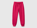 Girls Cuff Joggers - Magenta