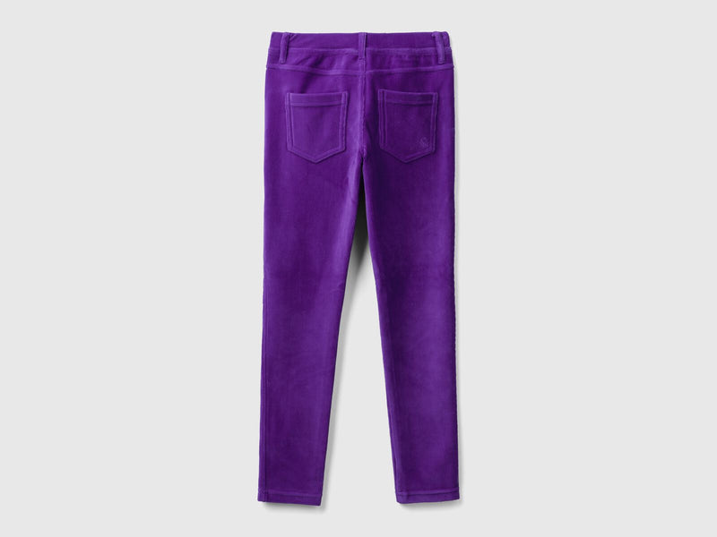 Girls Skinny Cord Jean - Purple