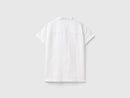 Boys Grandfather Linen Shirt - White