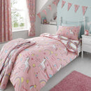 Unicorn Rainbows Duvet Cover Set