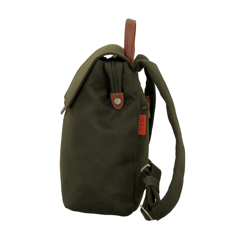 Uppsala 30cm Flap Backpack - Olive
