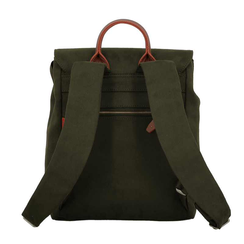 Uppsala 30cm Flap Backpack - Olive