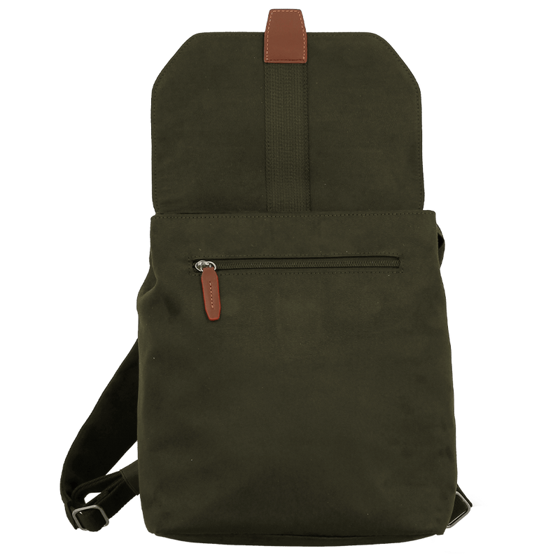 Uppsala 30cm Flap Backpack - Olive
