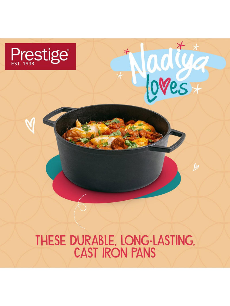 Nadiya 4.5-Litre Cast Iron Casserole