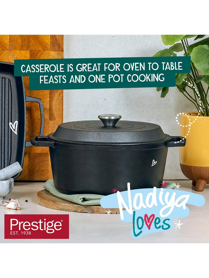 Nadiya 4.5-Litre Cast Iron Casserole