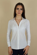 Una Cotton Shirt - White