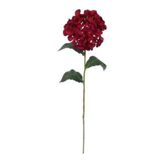 60cm Single Hydrangea Red