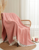 Ascot 228X250cm Throw - Terracotta