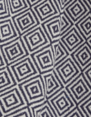 Ascot Cotton Throw Navy - 130x170cm