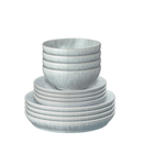 Reactive Grey 12 Piece Tableware Set