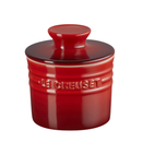 Stoneware Butter Crock - Cerise