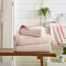 Willow Weave Stripe Towel - Pink