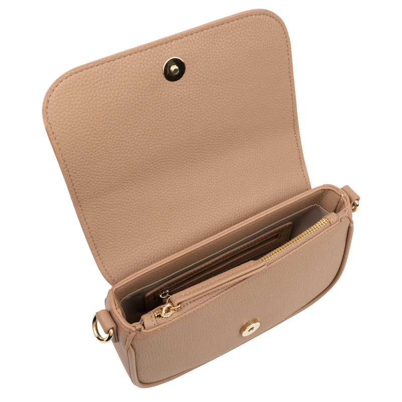 Miramar Flap Bag - Beige