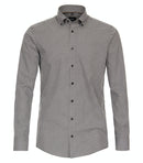 Modern Fit Print Shirt - Brown