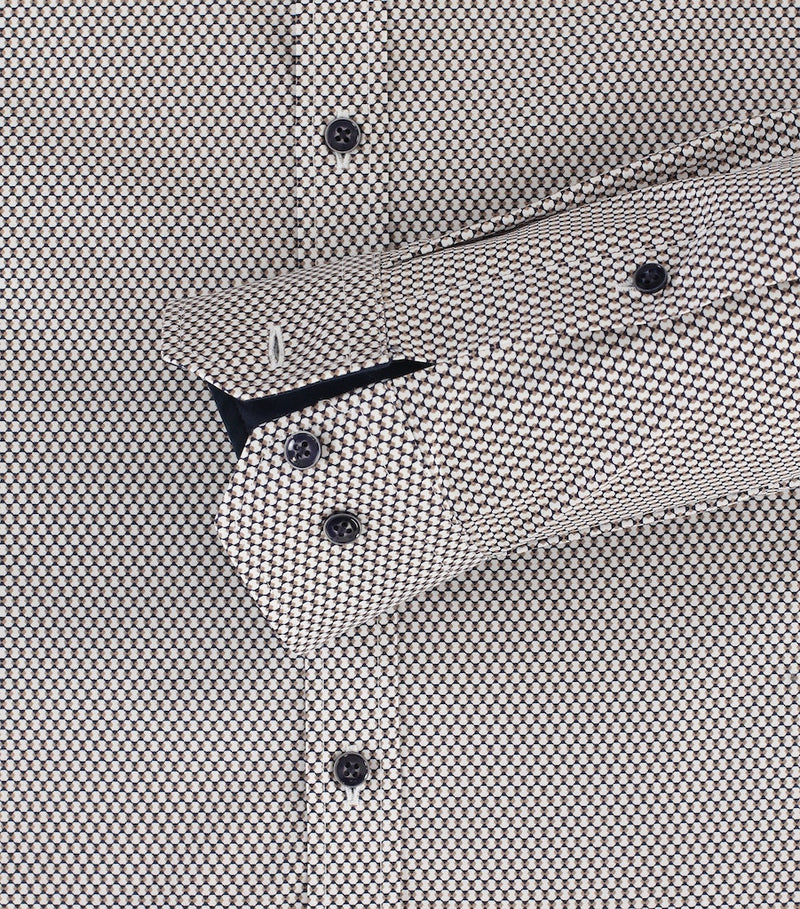 Body Fit Shirt - Brown