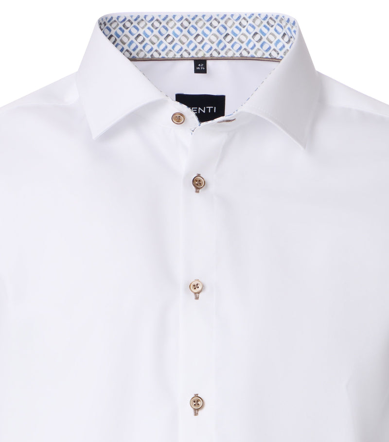 City Plain Shirt - White
