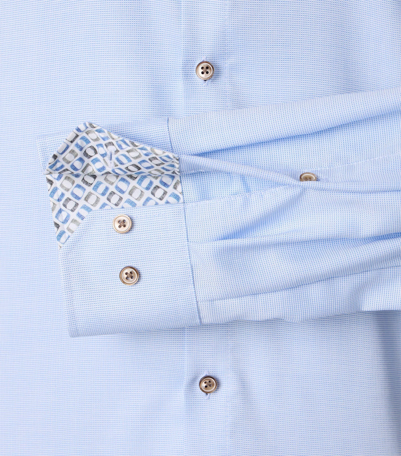 City Plain Shirt - Blue