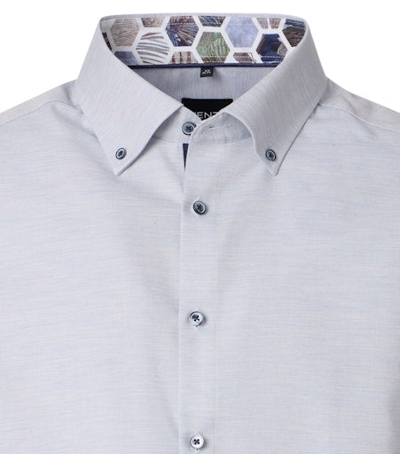 City Plain Shirt - Blue