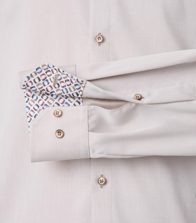 City Plain Shirt - Beige