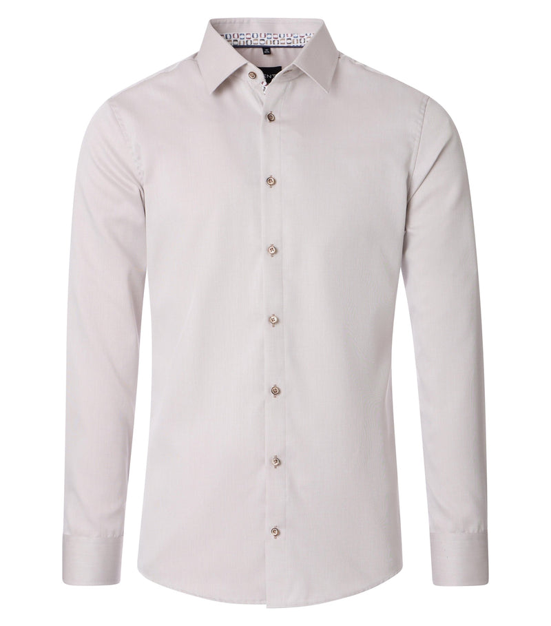 City Plain Shirt - Beige