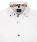 Modern Fit Plain Shirt - White