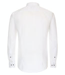Modern Fit Plain Shirt - White