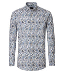 City Print Shirt - Blue