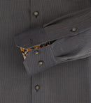 Modern Fit Plain Shirt - Brown