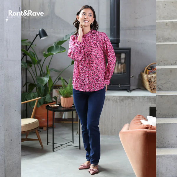 Vera Straight Tummy Tuck Jea - Dark Indigo